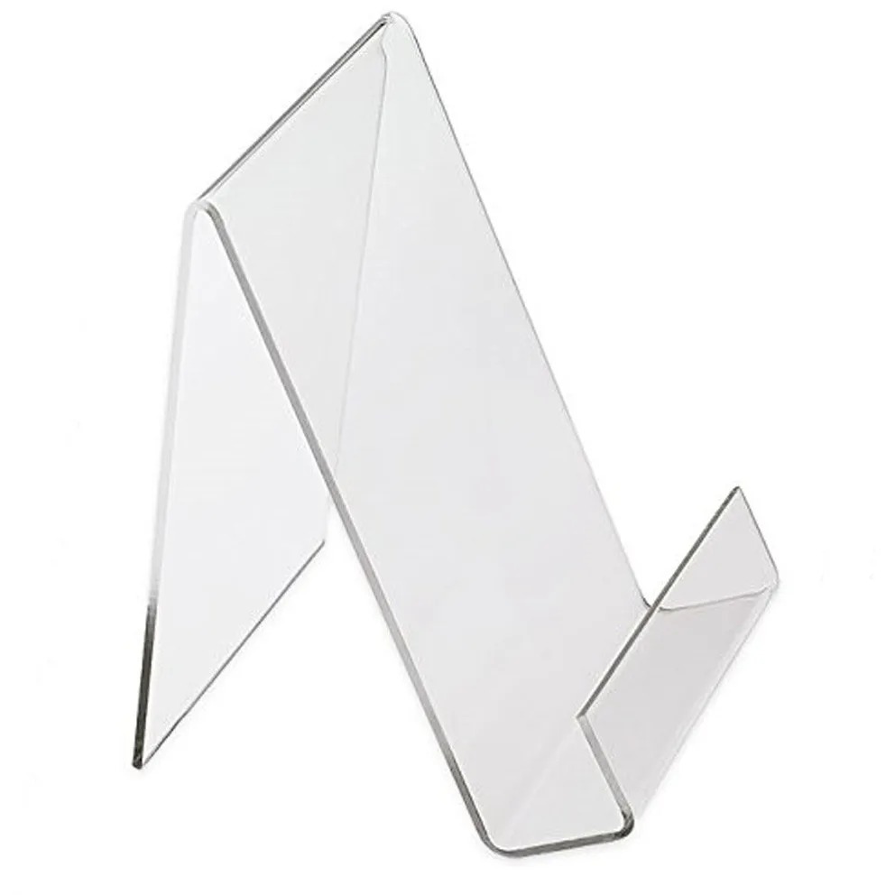 クリアアクリルイーゼルブックスタンド、アクリル板スタンドホルダー、アートワークスタンドホルダー Buy クリアアクリルイーゼルブック