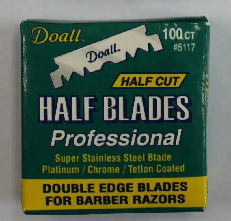Super Stainless Steel Half Blade For Barber Razor Buy Half Blade