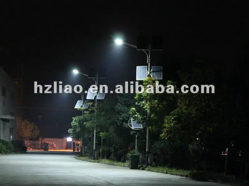 solar lamps in our industrial zone