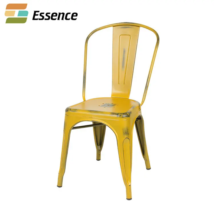 vintage metal dining chairs