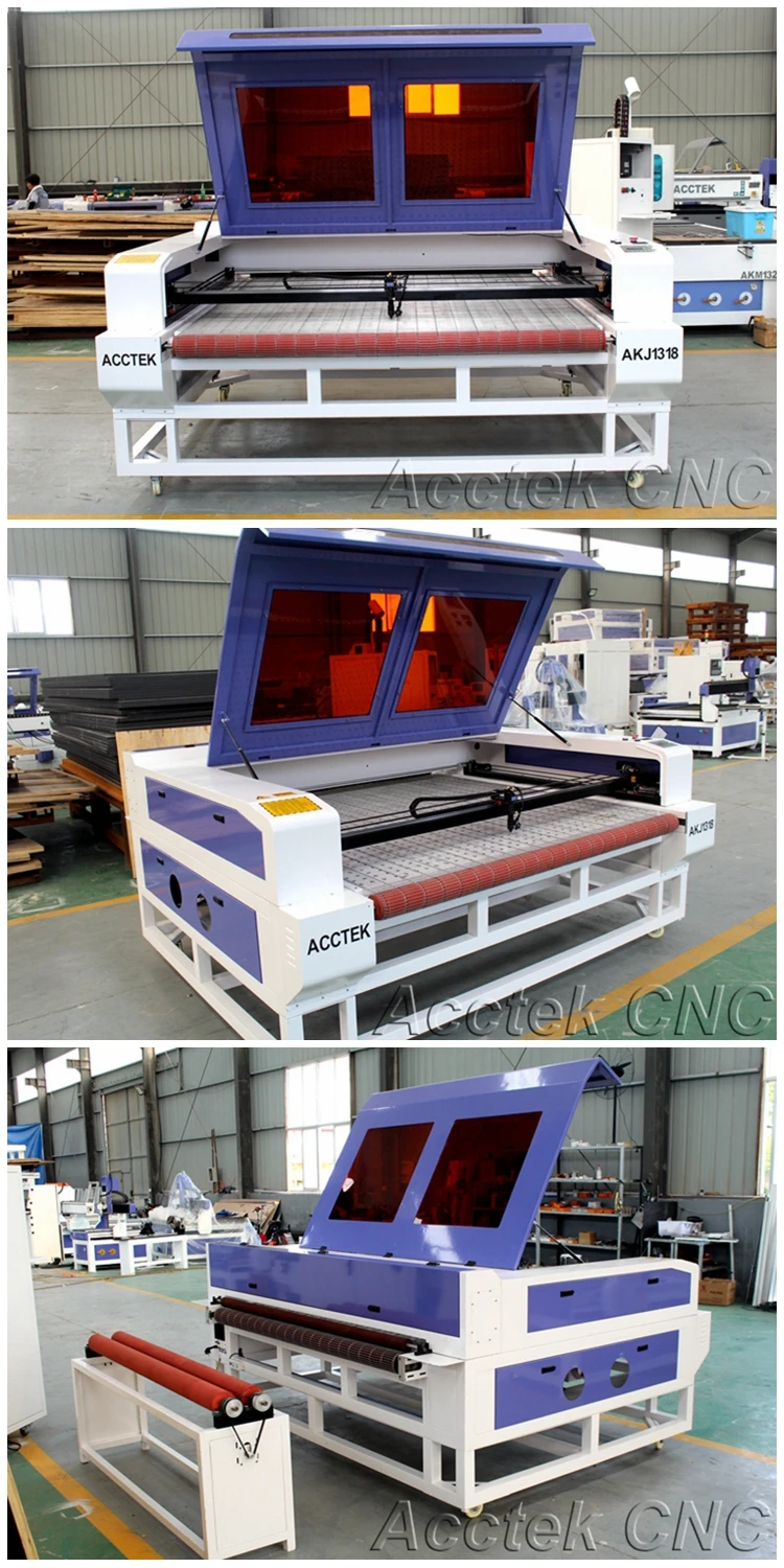 Hot Sale 90w Auto Feeding Fabric Garment Textile Lasercutting/ Cnc Auto Feeding Fabric Laser