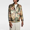 Wholesale custom 2019 newest sequin snake bomber jaket with pocket casual style technical fabric jacket for man