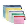 Factory price custom plastic poly zip lock envelope file folder,a4 holder bag