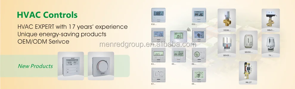 Menred Manual Thermostats Rtc70 For Underfloor Heating