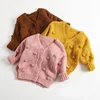 Puff sleeve Girls 100 Hand Made Baby Sweater Designs For Kids