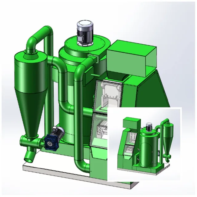 plastic separation crushed mix