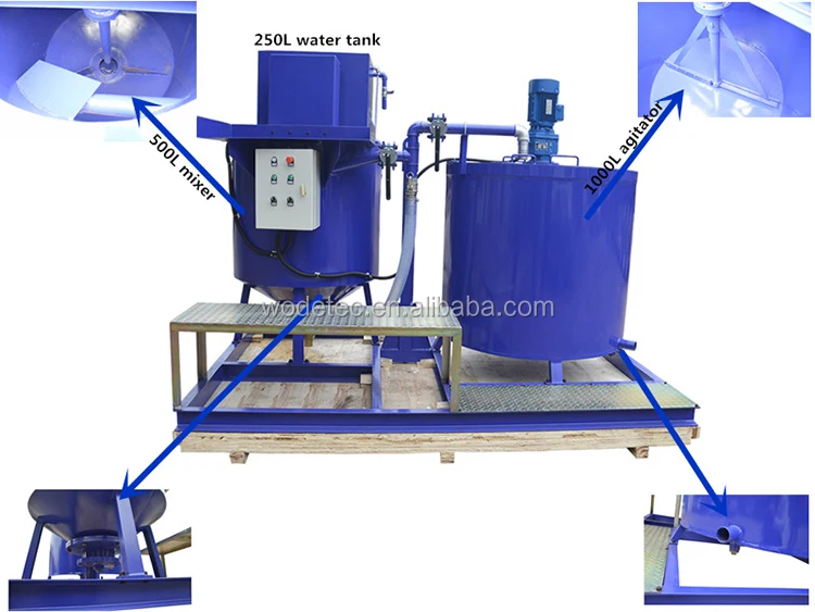 grout mixer and agitator