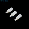 M3*10+6MM Hex head nylon Spacing Screw Threaded Pillar PCB STANDOFF SPACER M3 10+6MM Hexagonal Stud Spacer 10+6 10MM