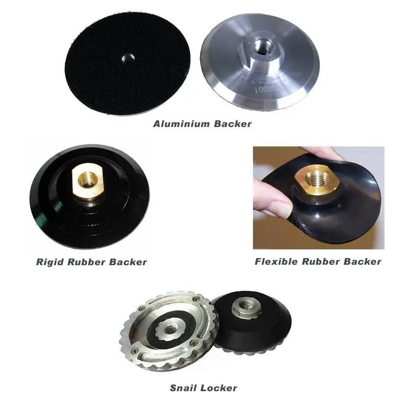 Flexible Rubber Backing Pads For Connecting Angle Grinder Buy Backing