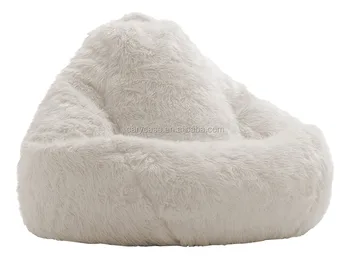 44 X 24 Inches Teardrop White Fur Bean Bag Sofa Lounger Living Room Luxury Beanbag Seat Chair Faux Long 44 X 24 Inches Teardrop White Fur Bean Bag Sofa Lounger Living Room Luxury Beanbag Seat Chair Faux Long