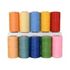 200M per roll 1 mm 100% polyester 210D/16 braided flat waxed thread for hand sewing leather