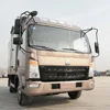 Active demand HOWO 6-8 ton light box cargo truck on sale