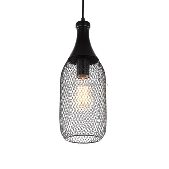 Black Wire Mesh Pendant Lamp Buy Black Mesh Pendant Wire Mesh Pendant Wire Pendant Lamps Product On Alibaba Com