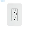 1 year warranty electrical 2 pin sockets newest wifi power lighting outlet