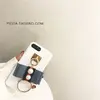 new arrival Korean fashion Metal Ring pearl design Pendant PU Leather phone Case Cover For iPhone 11 pro max 7 7 Plus 6 6S Plus