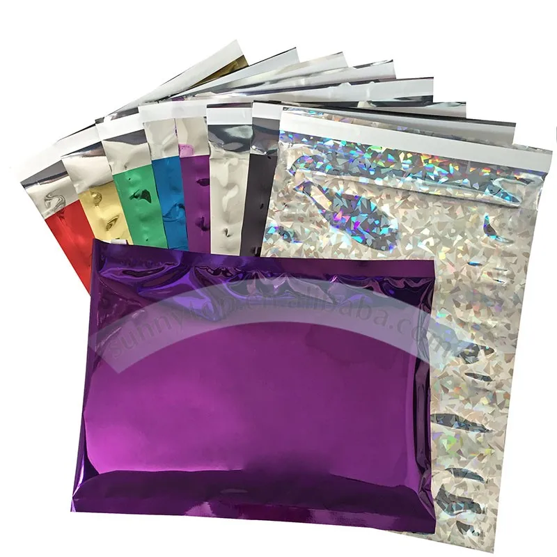 Matte And Gloss Colored Foil Poly Mailer 9x12 Wholesale Resealable Poly