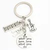 Music jewelry Note Electronic Guitar Singer Music Gift Key Ring