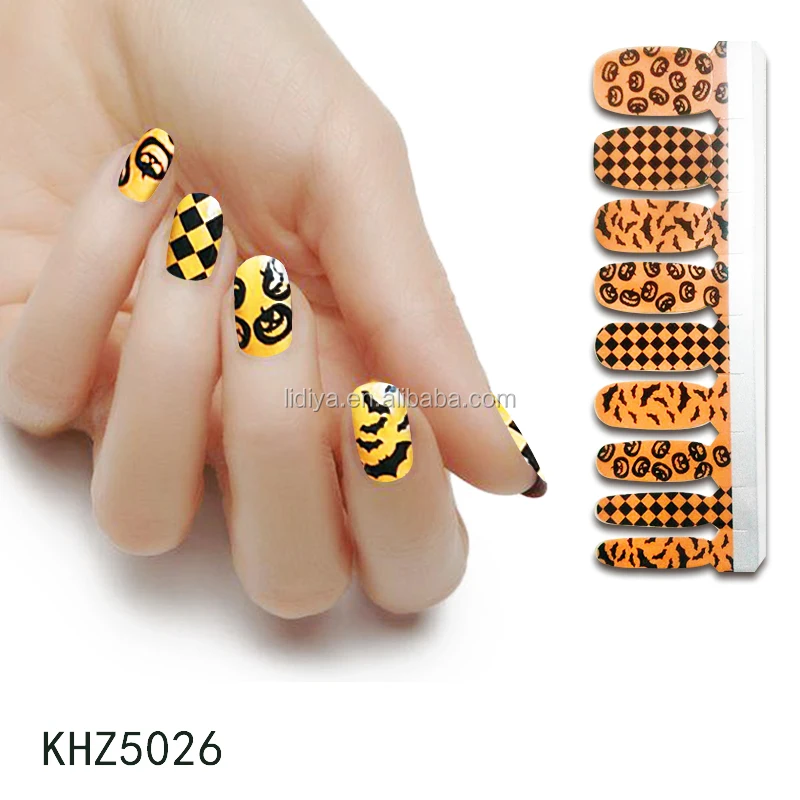 halloween nail wraps