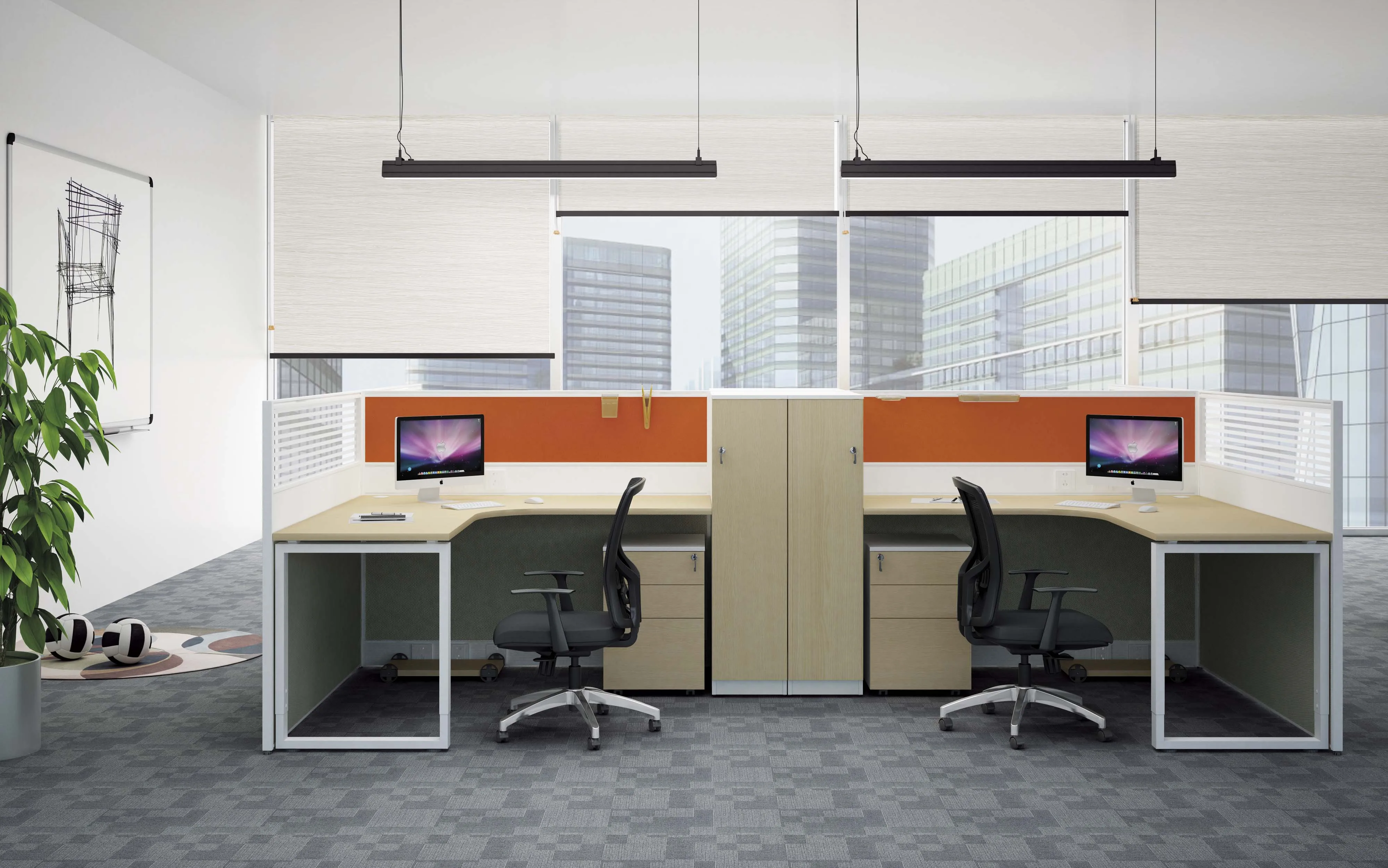 factory wholesale 120 degree desktop u shaped offi