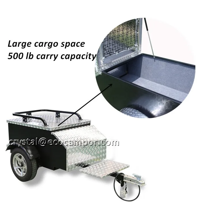 Ecocampor Pull Behind Motorcycle Trailer/luggage Trailer For Sale Buy