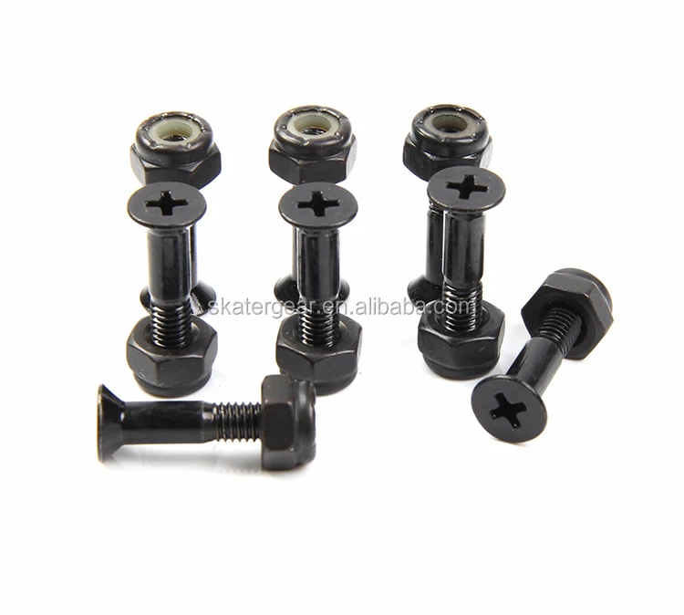 Skatergear 7/8 Inch Bulk Color Skateboard Longboard Hardware Fitted 5mm