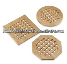 Various Styles Bamboo Mats Wooden Pads Dining Table Mat Mats Wooden Pads Dining Table Mat