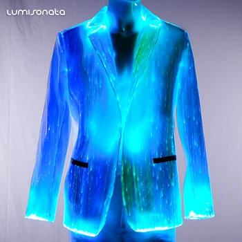 Luminous Men's Suit Light Up Jacket Led Suit For Mens Stage Costume ...