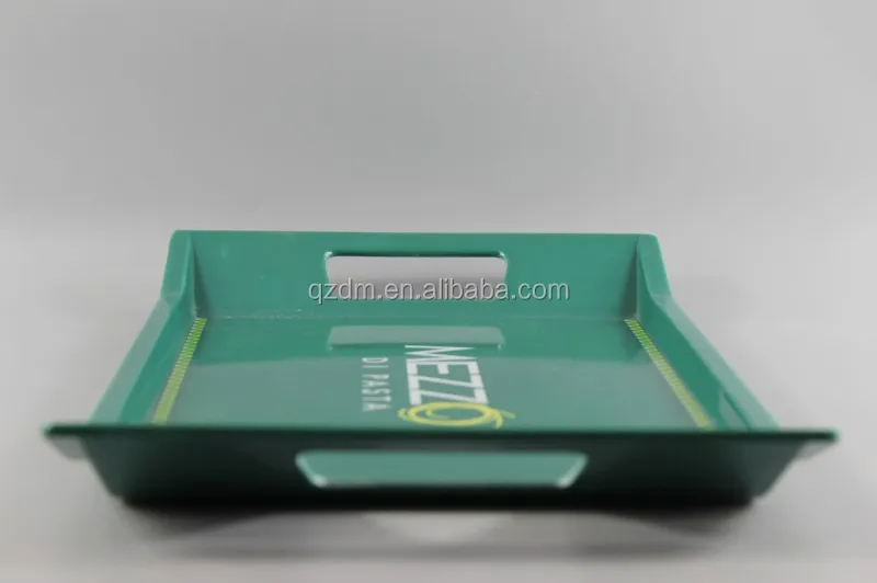 Melamine Serving Tray With handle , Melamine food tray