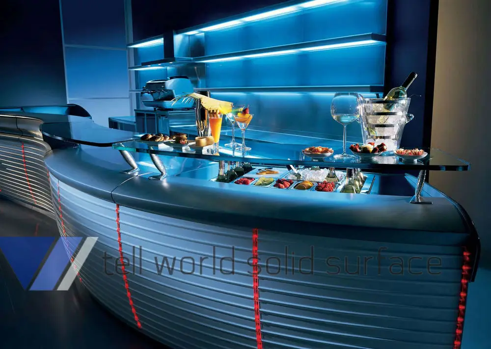 Bar Counter Design For Homes Commercial Bar Counters Black Marble Top