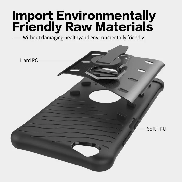 Tpu Hybrid Attractive Light Plastic Bumper Mobile Phone Case Cover For