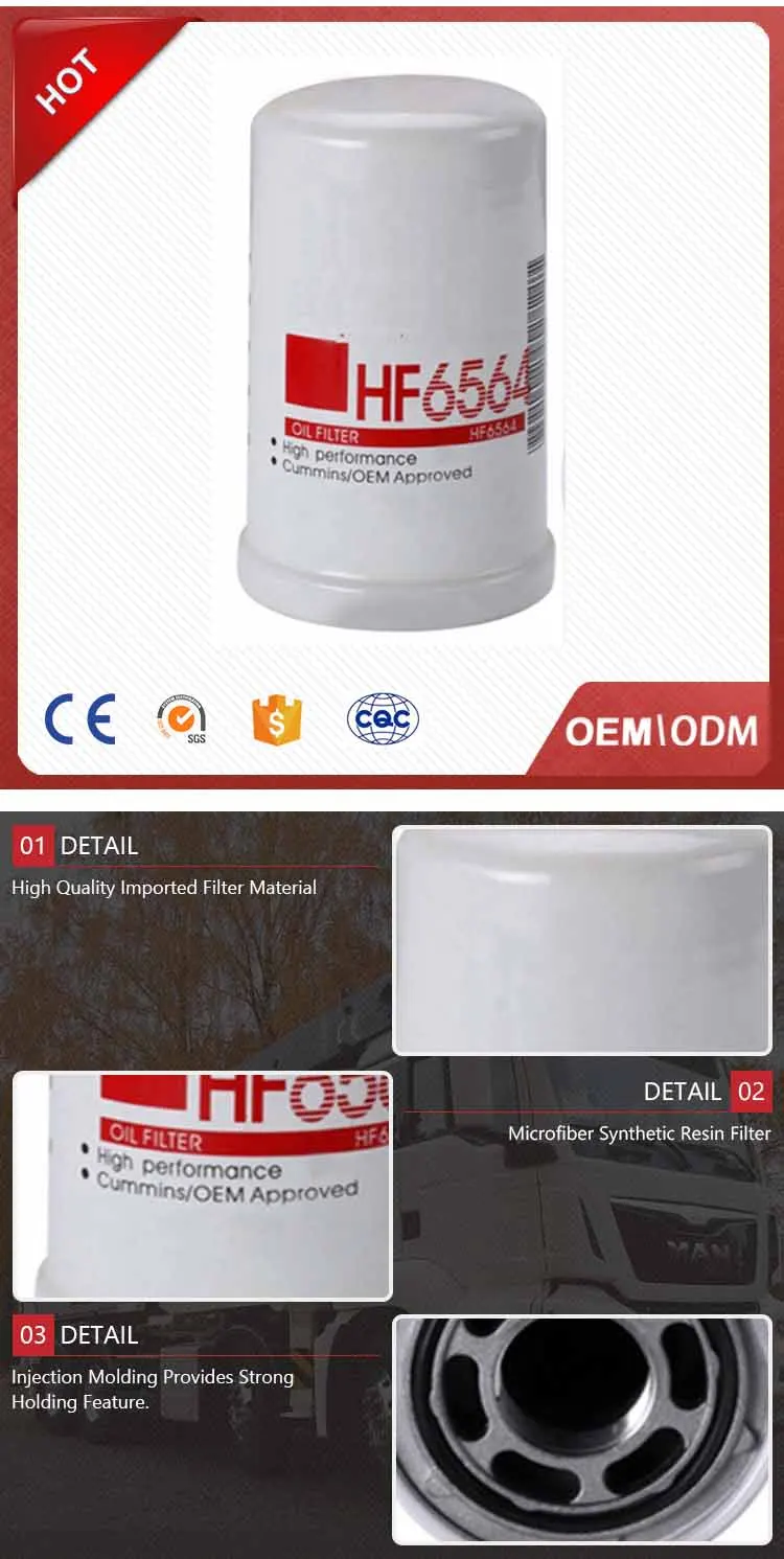 Oil filter crusher HF6564  hydraulic filter