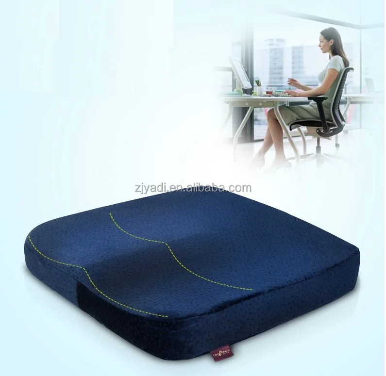 Thick Square Memory Foam Seat Cushion,Car Seat Cushion,Jacquard Velvet Cover Buy Seat Cushion