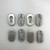 Stainless steel door handle oval narrow escutcheon cylinder cover
