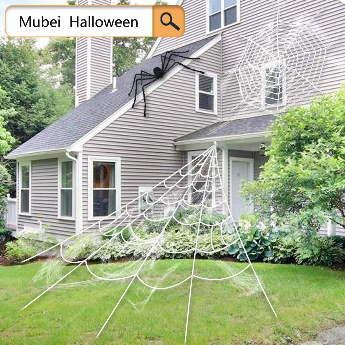 halloween spider yard decorations