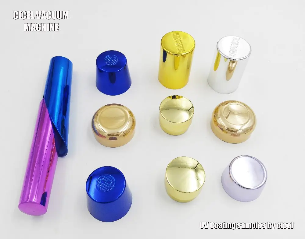 uv and vacuum coating samples by cicel