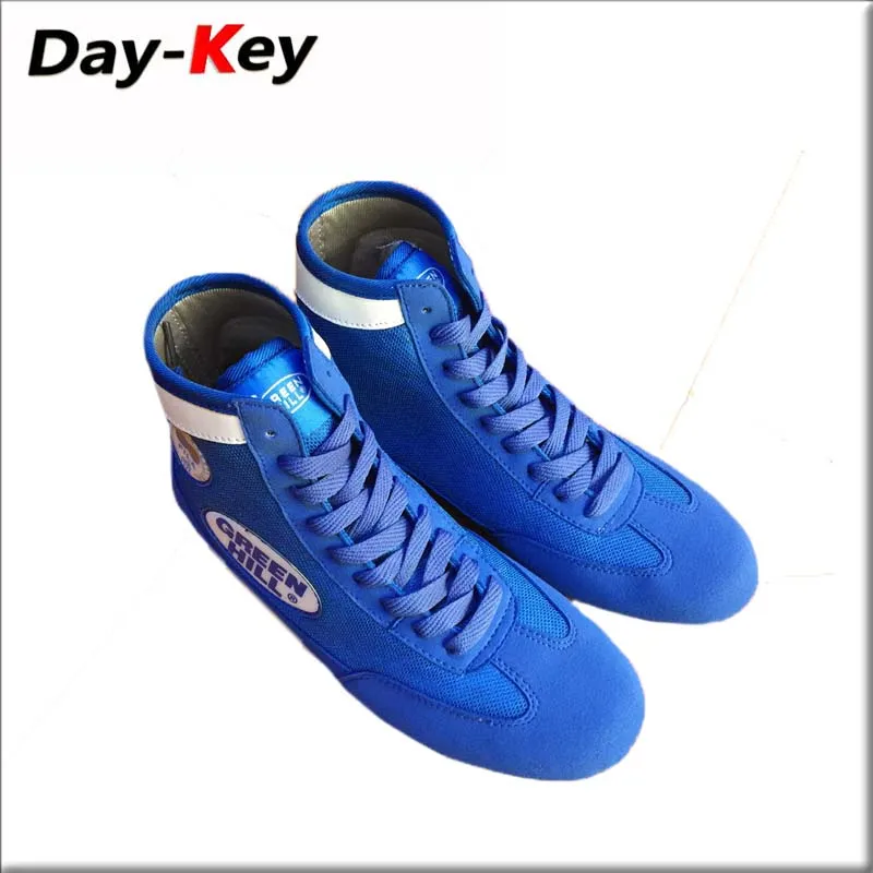 Cheap Blue Color Wrestling Shoes For Sale Buy Wrestling Boots,Leather Wrestling Shoes,Chinese