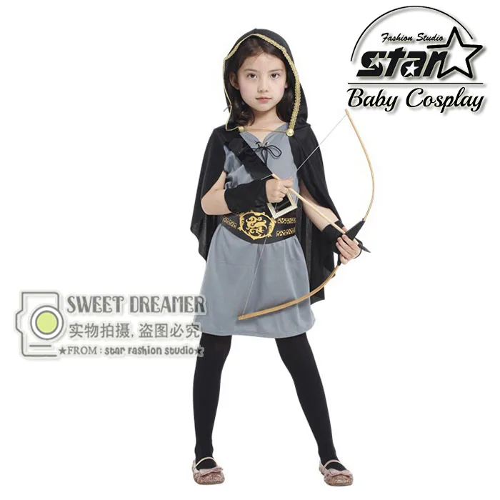 Green Arrow Costume font b Children b font Girls font b Dress b font Deguisement Halloween