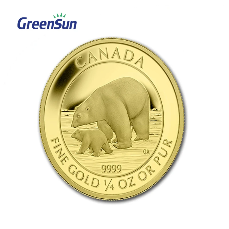 Hot sale high quality 3D antique gold plate custom design metal old coin