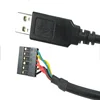 6pin USB to ttl serial cable 3.3v FTDI USB to 5v TTL UART serial cable, wire end, 1.8m, TTL-232R-5V-WE compatible
