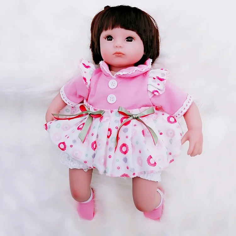 新设计流行全身硅现实婴儿女孩玩具娃娃
