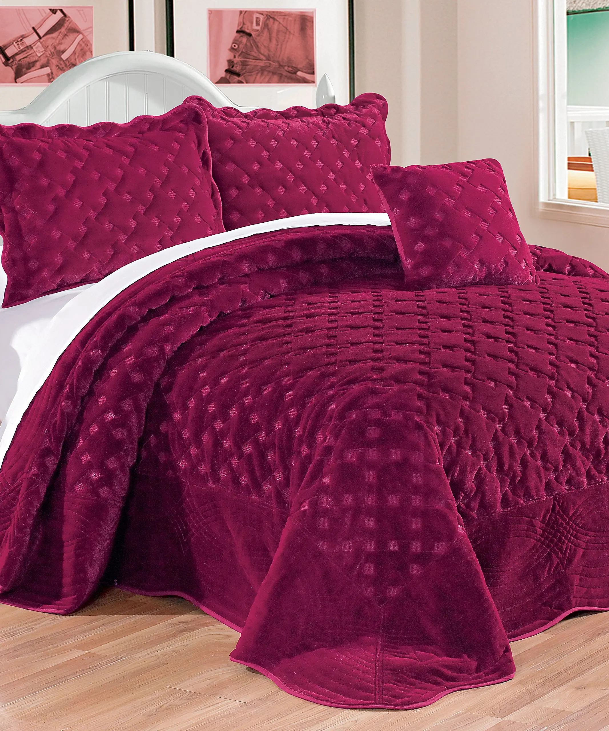 Cheap Burgundy Quilted Bedspread, find Burgundy Quilted Bedspread deals