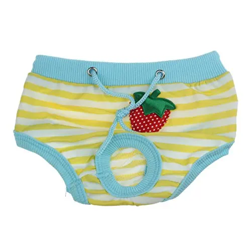 Axchongery Dog Diaper, Dog Physiological Menstrual Hygiene Estrus Pants for Female