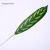 New arrival indoor decoration leaf artificial leaves and outdoor small mini palm tree foliage hot sales