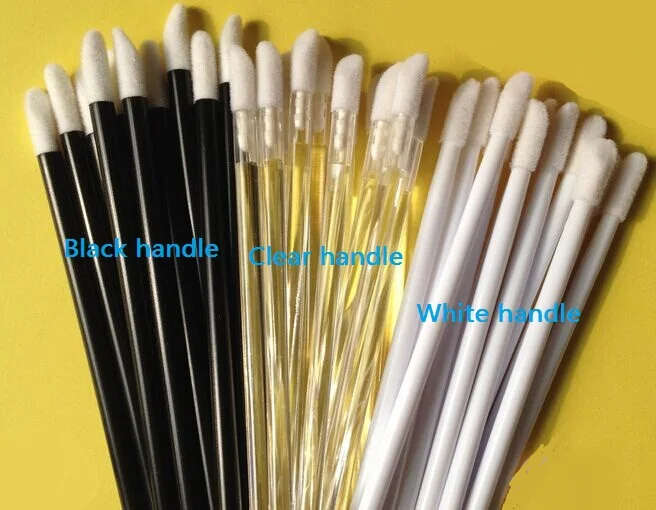 Yimart Beauty Cosmetics Mini Lip Brush Disposable Lint Free Gloss Wands