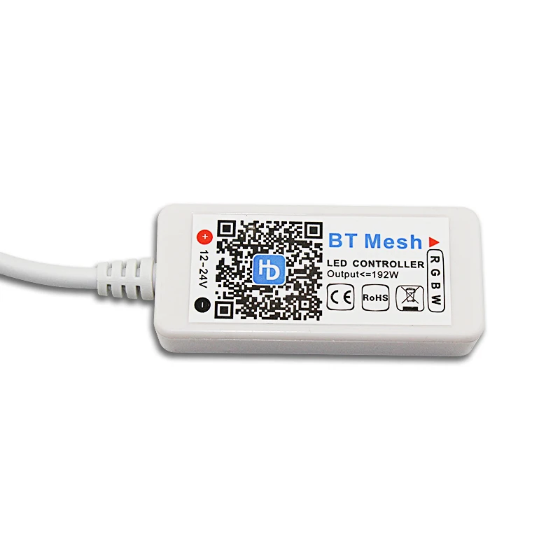 Android 4.4 or IOS 9.0 DC12-24V wireless BT Bluetooth mesh led RGBW/RGB led dimmer controller