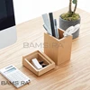 Storage Box Rack Organizers Bamboo with Sloped and Stackable Design for Storage Articles of Daily Use/BSCI,FSC Factory