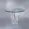 Colored Round Acrylic Axis Table Modern Acrylic Nesting End Table Coffee Table Lucite Side Home