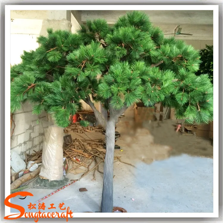 Garden Ornamental Artificial Big Pine Trees Looks Real For Outdoor Use