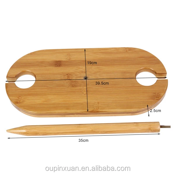Whole Portable Bamboo Sand Wine Cup Holder Beach Rack Whole Portable Bamboo Sand Wine Cup Holder Beach Rack
