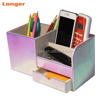 Promotion Pu Leather Office Desk Organizer Promotion Pu Leather Office Desk Organizer